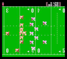 Tecmo Bowl gameplay screenshot